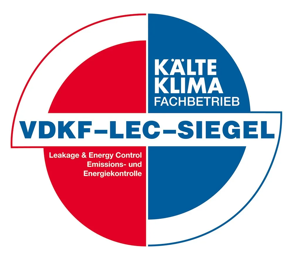 VDKF-LEC-Siegel, Kälte Klima Fachbetrieb